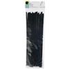 Zarivy Borsa da 100 fascette nere 4,8 x 430 mm, 100% nylon 66, resistenti e durevoli per il fissaggio e l'organizzazione dei cavi.