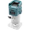 WindWilder Fresa compatta 600 W, fresatrice per bordi per lavorazione del legno, 28000 giri/min, fresatrice a batteria DC903 W, profondità massima 20 mm, per trapano da 6 mm/6,35 mm, 9 x 8 x 18 cm