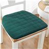 MCNDSI Cuscino Per Sedia Da Pranzo in Velluto Set 4/2/1, Cuscino Per Sedia Cuscini Per Sedia,Cuscini Per Sedia Da Pranzo Trapezio,Cuscino Confortevole Resistente, Facile Da Pulire(Verde Scuro,40*43cm (2packs