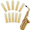 Smaoqingji Ance Per Sassofono Eb Clarinetto - 1 Scatola, con 10 di uno Spessore 0,35 Contralto Pads Bocchino, Ciascuno Legatura Confezionato Singolarmente in una Custodia Plastica