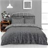 GC GAVENO CAVAILIA Set copripiumino per letto matrimoniale, reversibile, traspirante, con federe, in morbido lino