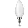 Hellum 207200 a +, LED - lampadina a candela C35 E14 200 lm, Retrofit, vetro, 6 W, GU10, bianco opaco, 16 x 7 x 7 cm