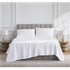 URBANHUT Lenzuola King Size In Cotone Egiziano 1000 Fili – 4 Pezzi, Azzurro, Con Tasca Profonda 40 Cm, Traspiranti E Di Lusso