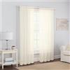 Pairs to Go Victoria Voile Tenda a Pannello per Finestra con Doppia Asta, 299,7 x 160 cm, filtrante della Luce, per Soggiorno, Tessuto, Avorio, 59x63, 2 unità