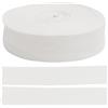 Aerzetix - C77593 - Nastro gallone Twill a Spina di Pesce 9 Metri x 25mm - in Cotone - Colore Bianco