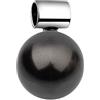 Nenalina ciondolo in argento Sterling 925, con 12 mm perla, nero, 846504-197