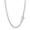NKlaus 100 cm di collana in argento sterling 925 con catena a cordoncino larga 2,10 mm 8895