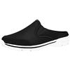 ChayChax Zoccoli Sabot Donna Uomo Leggero Traspiranti Pantofole da Casa Casual Ciabatte Moda Antiscivolo,Nero Bianco,35 EU