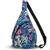 HUA ANGEL Zaino Monospalla Sling Bag Per Donna Uomo Unisex Borsa aTracolla Sul Petto Ultra Leggero Chest Pack Sportivo Lavoro Viaggio Scuola Corsa All'Aperto