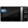Cecotec Forno a Microonde ProClean 3050 Capacità 20 L, rivestimento Ready2Clean, potenza 700 W, 6 livelli operativi, timer 30 min, modalità scongelamento, colore nero e argento