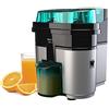 Cecotec Spremiagrumi EssentialVita Twice Black. 90 W, doppia testina e taglia agrumi incorporato, recipiente da 500ml.