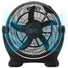 Cecotec - Ventilatore da pavimento industriale, EnergySilence 1400 FloorFlow. 50W, Diametro 14 Pollici, 3 Velocità, 5 Pale Aerodinamiche, Facilità d'Uso e Massima Sicurezza