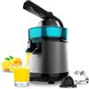 Cecotec Spremiagrumi Elettrico a Braccio Essentialvita Hyden 120 Hybrid. 120W, per Arance e Agrumi, 2 Coni in Plastica Staccabili di Diverse Dimensioni, Manico e Coperchio in Plastica, Capacità 250ml