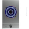 Cecotec Piano Cottura Gas Butano e Naturale 1 Fuoco Bolero Squad G 1200S Inox. 3500W, Acciaio Inox, Griglie Individuali Ghisa, Bruciatore WOK Tripla Corona, Accensione Elettrica, Sistema Sicurezza
