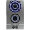 Cecotec Piano Cottura Gas Butano e Naturale 2 Fuochi Bolero Squad G 2200S Inox. 5250W, Acciaio Inox, Griglie Individuali Ghisa, Bruciatore WOK Tripla Corona, Accensione Elettrica, Sistema Sicurezza