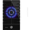 Cecotec Piano Cottura Gas Butano e Naturale 1 Fuoco Bolero Squad G 1200F Glass Black. 3500W, Vetro Nero, Griglie Complete Ghisa, WOK Tripla Corona, Accensione Elettrica, Sistema di Sicurezza