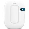Cecotec Mini Frigorifero Bolero MiniCooling 4L Bora White, 12V-220V, Compatibile con auto e roulotte, Funzione di raffreddamento e riscaldamento, Intervallo di temperatura 5-65°C, Trasporto facile