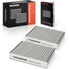 Frankberg 2x Filtro Aria Cabina Filtro Abitacolo Compatibile con Aygo B4 C1 II PA PS 108 Compatta Replace# 87139YZZ46,CU20013