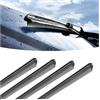 CGEAMDY 4 PCS Ricariche per Spazzole Tergicristallo Del Parabrezza, Senza Telaio Strisce di Gomma, Universale Disossata, Anteriore per Automobile Pioviglio Porta (55CM)