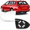 D-Lumina Adatto per Golf 7 Vetro Specchietto Sostituzione,V-W Retrovisore Riscaldabile, Specchio di Vetro di Retromarcia,Riscaldabile Asferico con Piastra di Supporto-OEM: （5G0857521）Sinistro