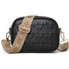 HUA ANGEL Piccola Borsa a Tracolla Donna Borsa Mano Moda Vera Pelle Messenger Crossbody Bag,Borsa a Spalla con Tracolla Ampia Regolabile e Rimovibile Ufficio Shopping Tempo Libero Festa