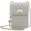 YAMEIZE Borsa Tracolla Donna Piccola Catena per Borsello Porta Cellulare Borsa a Mano Clutch Borsetta Elegante Trapuntata Borse