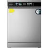 Cecotec Lavastoviglie da incasso Bolero Aguazero 6210 Inox D. 60cm, 15 coperti, Classe D, Display Color, Terzo vassoio, 14 programmi, Dual Zone, Aquastop elettronico, Vassoio regolabile, AutoClean