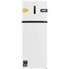 Cecotec Frigorifero Combinato Bolero CoolMarket 2D 465 NF White E. 465L, Compressore Inverter, NoFrost, Multi Airflow, Fast Cooling, Classe E, Porta Reversibile, LED Interno, Allarme Porta Aperta