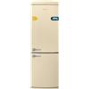Cecotec Frigorifero Retrò Combinato Bolero CoolMarket Combi Origin 294+ Beige E. 294L, Total No Frost, Multi Cooling, Ultra Fresh, Fast Freezing, Classe E, Display, Allarme Porta, 60.5x63.1x190.2cm
