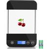 Apritsce Bilancia Cucina Digitale, 15 KG Bilancia da Cucina con Display LCD Inclinato e Funzione Tara, Alta Precisione 1g Bilancia Alimenti, Pesa Cucina per Cuocere e Cucinare