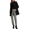 MORGAN 242-GOUMI Cappotto, Nero, 34 Donna, 38 Women's