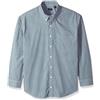 Arrow 1851 - Camicia da Uomo in Popeline di Hamilton a Maniche Lunghe, con Bottoni, a Quadri - Blu - XL Alti
