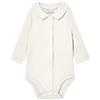 BABIDU Body Neonato Manica Lunga 100% Cotone, Body Scollo a V con Apertura Frontale, Tessuto Traspirante Anallergico per Pelli Sensibili, Abbigliamento Invernale Unisex per Neonato
