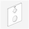 Fortis Toya square ricambio copertura, per rubinetto vasca monocomando, 84953RXMMW, Toya bianco opaco [Rubinetteria Bagno > Ricambi Rubinetteria Bagno]