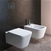 Ideal Standard Blend Cube coppia sanitari - bidet e WC sospeso con AquaBlade, T368601+T392701+T368701, Blend Cube; Blend; Atelier Collections bianco [WC > Set WC / Bidet]