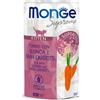 Monge Supreme Kitten in salsa bustina da 80 gr - Tonno con quinoa e carote - Confezione da 24 pezzi - 1° ORDINE? scegli lo sconto BZR5 / BZR20 + 200 punti fedeltà