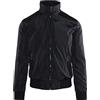 Ciabalù Giubbotto Uomo Primaverile Casual Giacca a Vento Impermeabile Slim Fit Blu Nero Verde Sportivo (Nero, x_l)