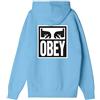 Obey Eyes Icon 2 Felpa con cappuccio da uomo Sky Blue L, blu cielo