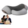 Generic Mysoolielab - Cuscino massaggiatore per schiena, cuscino massaggiante per collo, massaggiatore elettrico per impastare tessuti profondi, comodo cuscino multifunzionale in schiuma per dormire