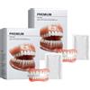 Generico Glidewellpd Premium Denture, Set Di Dentiere in Silicone Morbido, Copri Denti Provvisori Confortevoli E Dall'aspetto Naturale, Kit Di Riparazione Per Dentiere Per Uomini E Donne (2pcs)