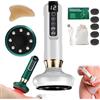 Panruia Velora Massaggiatore Anti Cellulite, Velora Beauty Anticellulite, Massaggiatore Elettrico A Coppetta Con Aspirazione A Vuoto Gua Sha, Aspirazione Regolabile, Per Il Collo, La Schiena (Bianco)