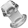 BDSMAGE Plug anale, espansore anale cavo con spina, speculum di espansione Tunnel anale trasparente, plug anale Dilatatore vaginale Massaggio Giocattoli sessuali per donne Uomini Coppie Giochi di clistere