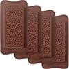 ionEgg Break Apart - Stampi in silicone per cioccolatini a forma di cuore, stampi per barrette proteiche ed energetiche fatte in casa, 4 confezioni