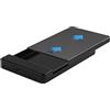 KUYiA Contenitore per disco rigido da 2,5 pollici USB 3.0 5 Gbps HDD Caddy Contenitore portatile per hard disk esterno da 7 mm o 9 mm SATA HDD SSD (USB 3.0 nero)