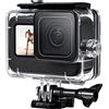 FitStill 60M/196FT Custodia Impermeabile per Gopro Hero12 /Hero11 /Hero10 /Hero 9 Nera, Custodia Protettiva per Immersione Subacquea con Accessori di Montaggio per Go Pro Hero 12/11/10/9