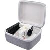 Khanka Custodia Rigida per Fotocamera Polaroid Now Gen 3,Cerniera Bianca | Modelli Polaroid Now+ Gen 3/Now Gen 2/Now+ Gen 2/Now/Now+/I-2/Flip/OneStep+/OneStep 2, Protezione da Urti, Solo Custodia