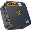 Huidun H30 Mini PC Twin Lake N150(Beat N100, fino a 3.6 GHz) 16GB RAM 512GB M.2 SSD Mini PC Windows 11 Pro, Dual Display 4K @60Hz Mini computer Wifi5＆BT4.2,RJ45 per Ufficio e Business, Multitasking