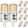 DiCUNO Lampadine LED G4 2W, 200LM, AC/DC 12V, Equivalente 20W Alogena, 3000K Bianco Caldo, Non Dimmerabile, Lampadina G4 per Cucina, Vetrine e Illuminazione Interna, 10 Pezzi