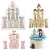 JAHEMU Stampi in Silicone Fondente per Castello Stampo per torte Castello Decorazione di Cottura DIY Cioccolatini Caramelle Torte Argilla Gesso