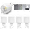 I-SHUNFA Lampada LED G9 bianco freddo 6000K dimmerabile 3W Sostituisce la lampada alogena 30W, lampadina a led g9 faretto 38° angolo di fascio AC 230V per faretto, spot da soffitto (confezione da 5)